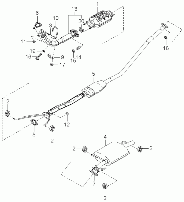 KIA K BP48 40 582 - Spring, silencer onlydrive.pro