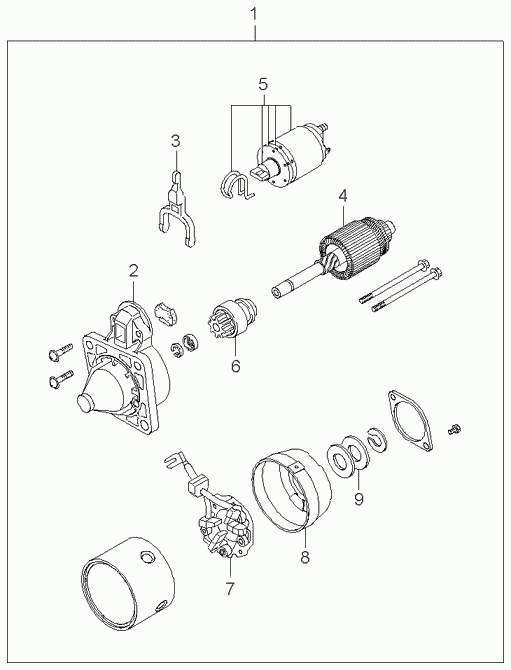 KIA 0K24118400C - Starter onlydrive.pro