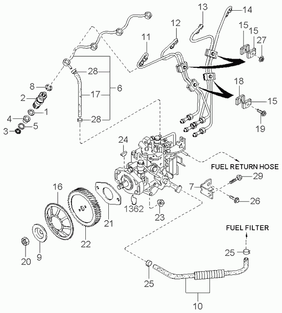 KIA 0PN1113H54 - Blīve, Ieplūdes / Izplūdes kolektors onlydrive.pro