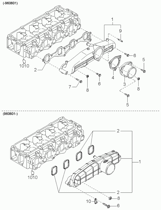 KIA 0K72C 13 111A - Blīve, Ieplūdes kolektors onlydrive.pro