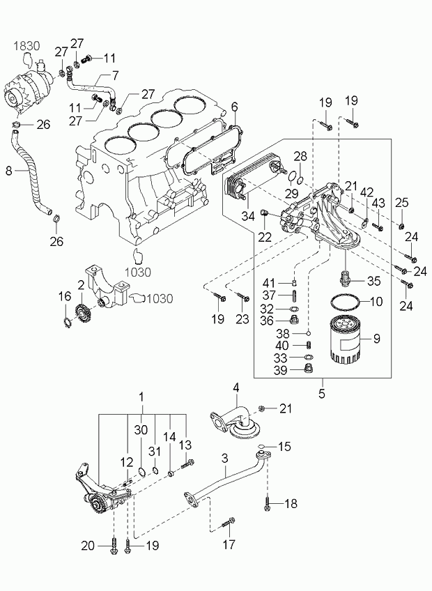 KIA 0K72C-14-840A - Eļļas šļūtene onlydrive.pro