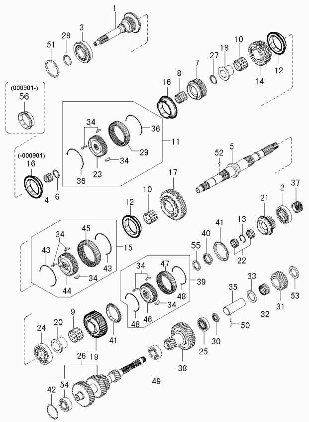 KIA 0K71E-17-725 - Sinhronizatora gredzens, Mehāniskā pārnesumkārba onlydrive.pro