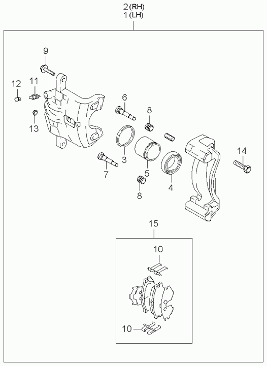 KIA 58302-1FE00 - Brake Pad Set, disc brake onlydrive.pro