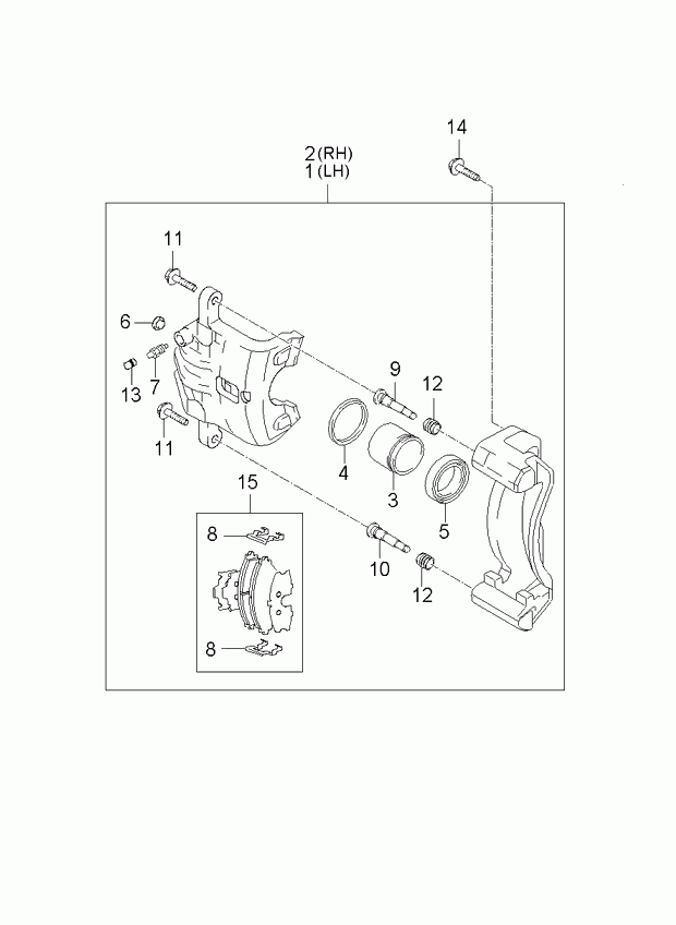 KIA 58101-1FE00 - Brake Pad Set, disc brake onlydrive.pro