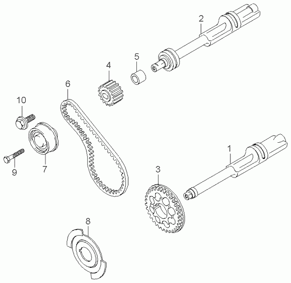 KIA 23356 38020 - Timing Belt onlydrive.pro