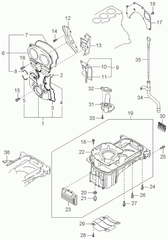 Hyundai 2145133A02 - Gasket - liquid engine onlydrive.pro