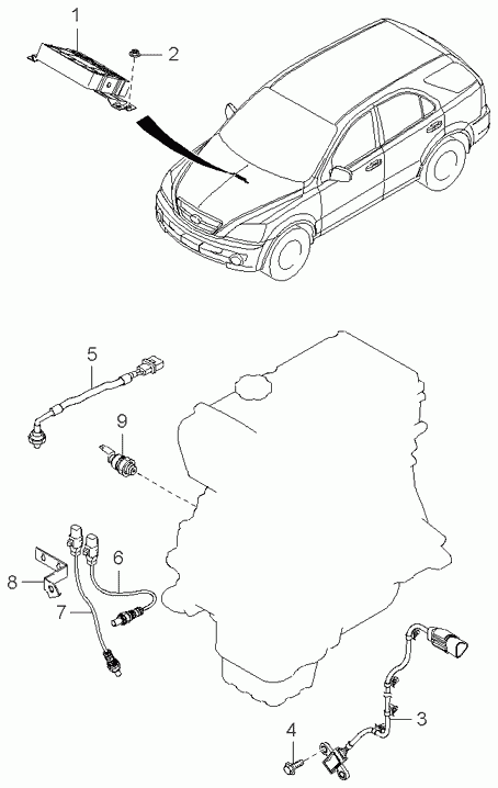 Hyundai 3921038420 - Oxygen, Lambda Sensor onlydrive.pro