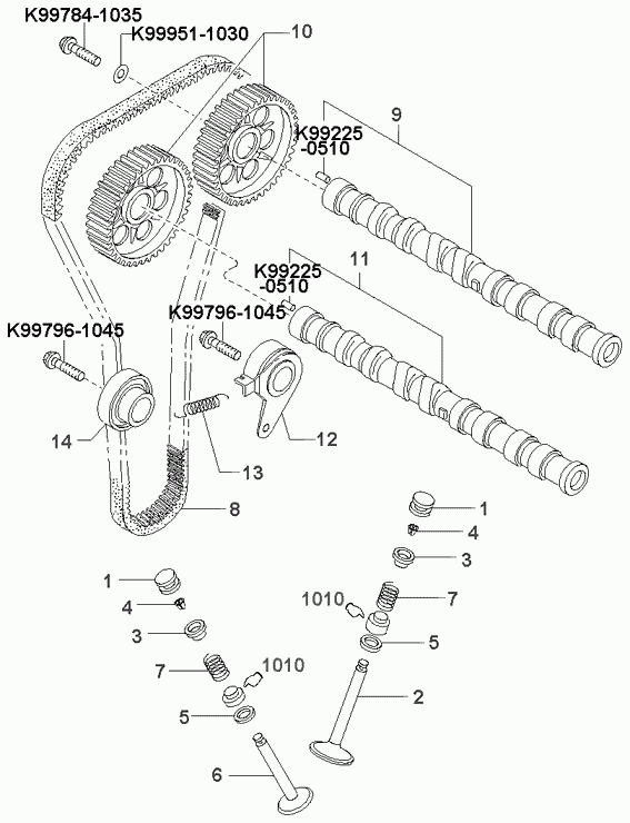 KIA 0K247-12-101 - Tappet / Rocker onlydrive.pro