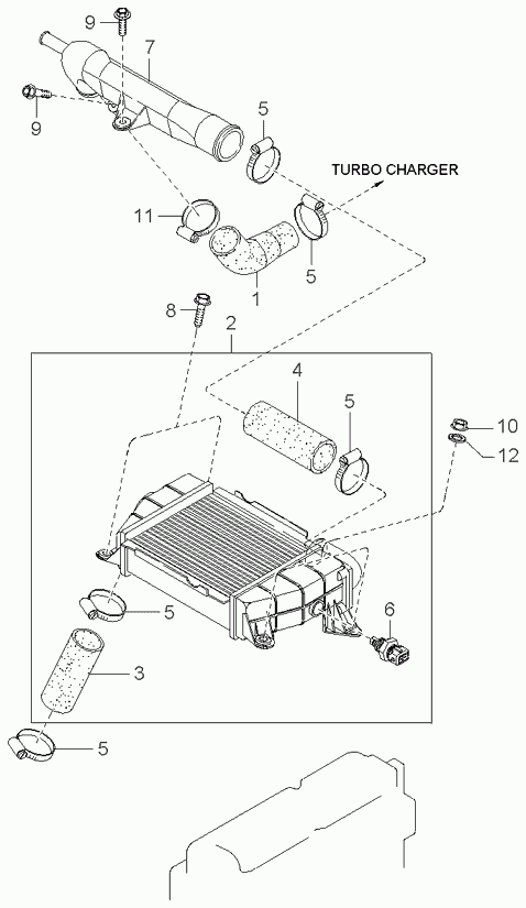 KIA 0K2AB18831 - Sensor, intake air temperature onlydrive.pro