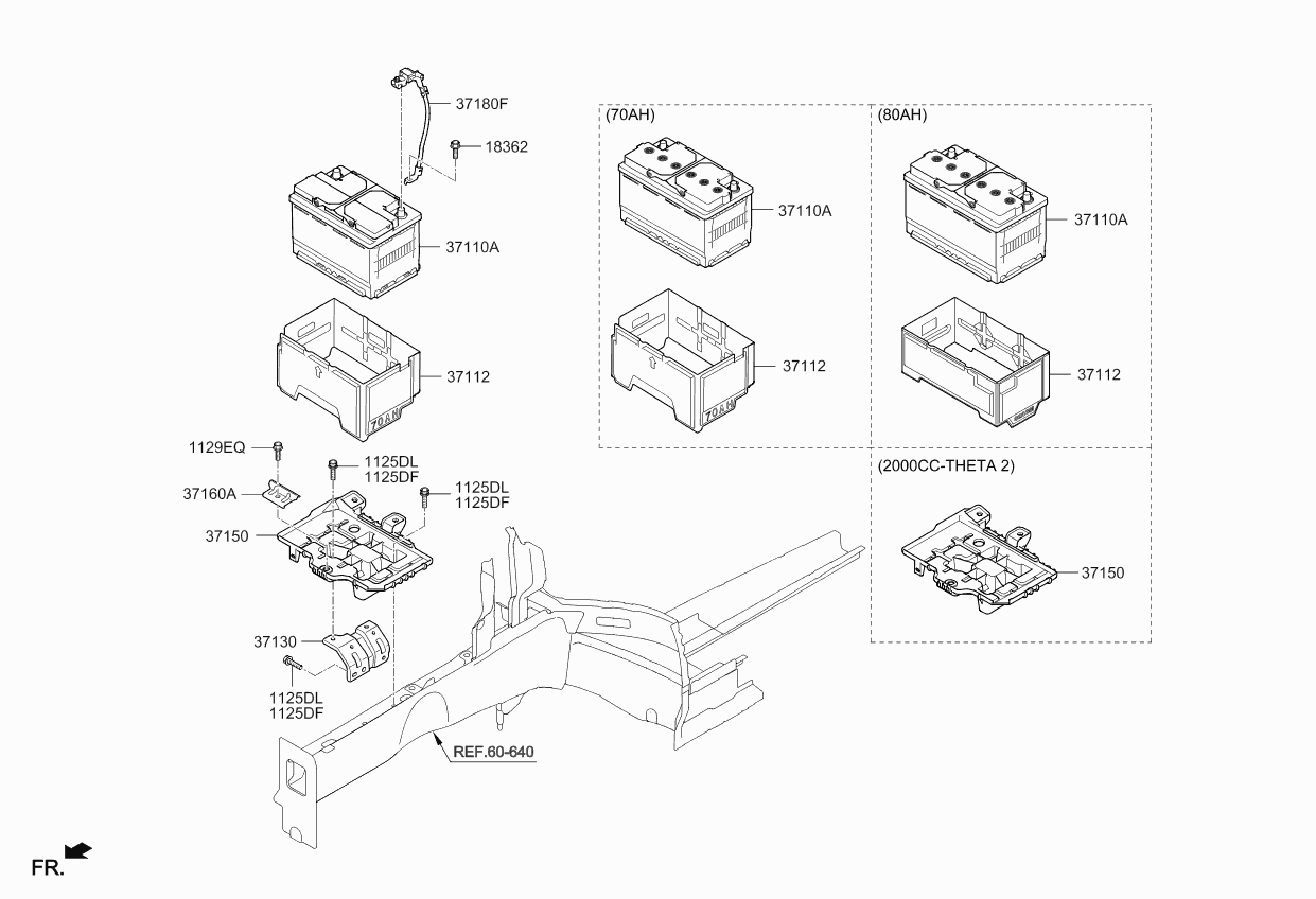 KIA 371102W810 - Starterio akumuliatorius onlydrive.pro