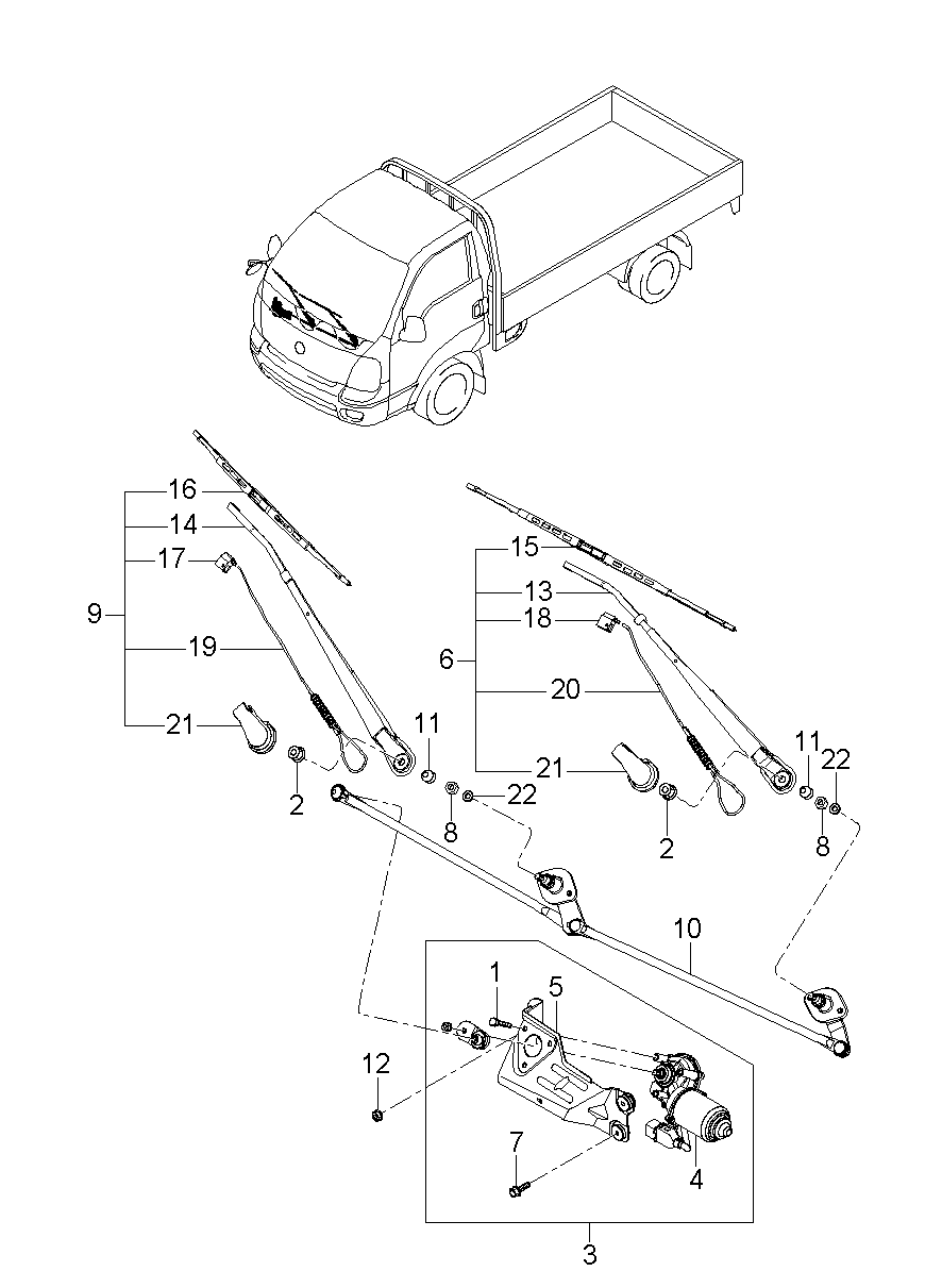 KIA 983504E000 - Stikla tīrītāja slotiņa onlydrive.pro