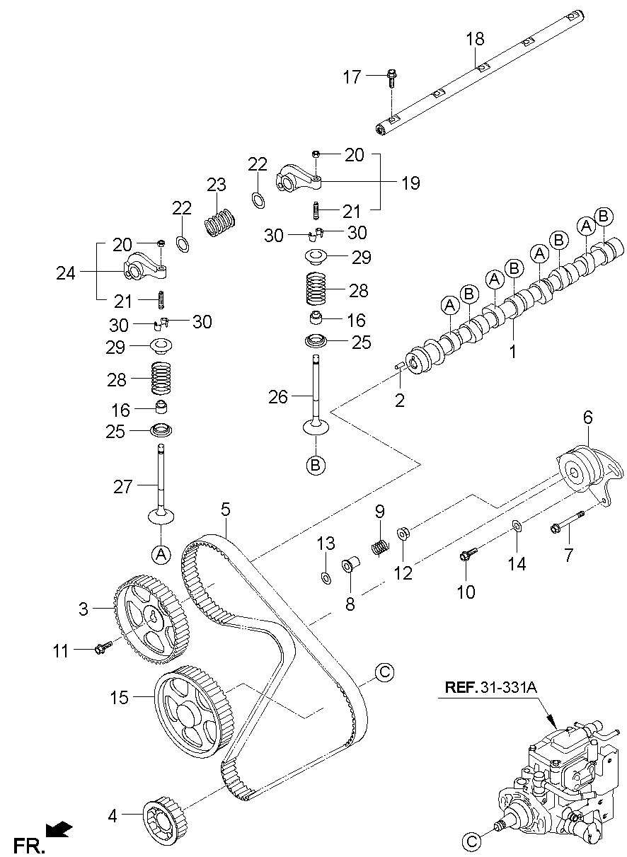 Hyundai 24317-42000 - Pingutusrull,Hammasrihm onlydrive.pro