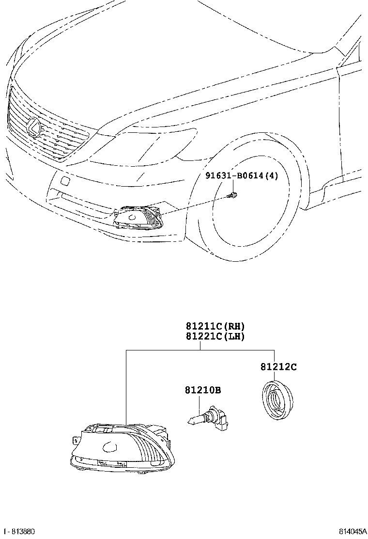 TOYOTA 90981-13047 - Bulb, cornering light onlydrive.pro