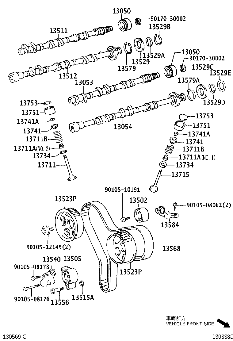 Opel 13540-20040 - Rihmapinguti,Hammasrihm onlydrive.pro