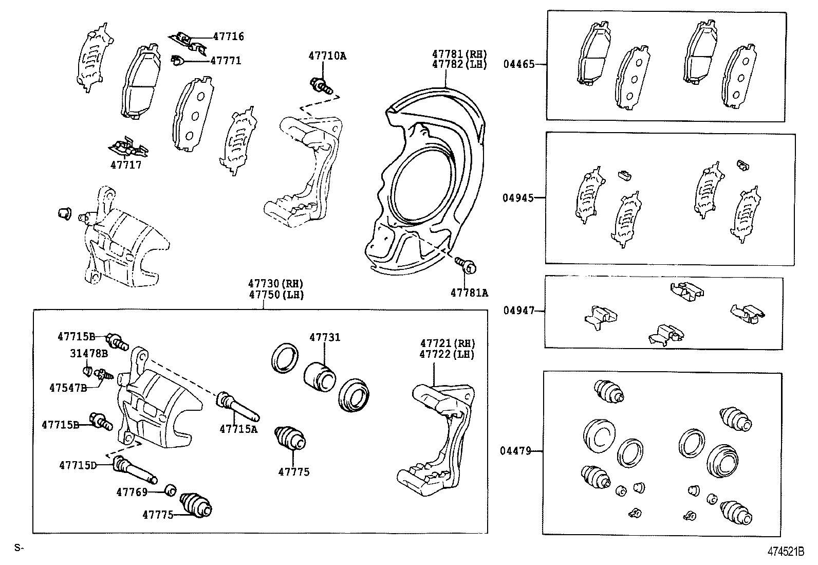 TOYOTA 47730-48140 - Bremžu suports onlydrive.pro