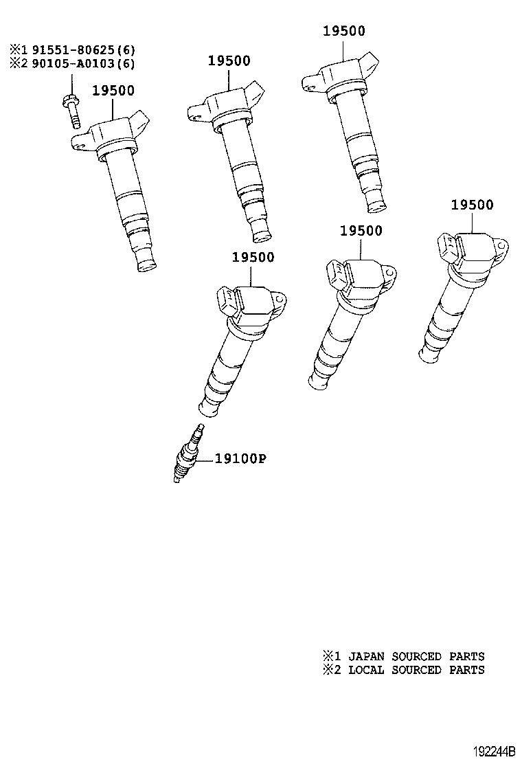 TOYOTA 90919-01247 - Uždegimo žvakė onlydrive.pro