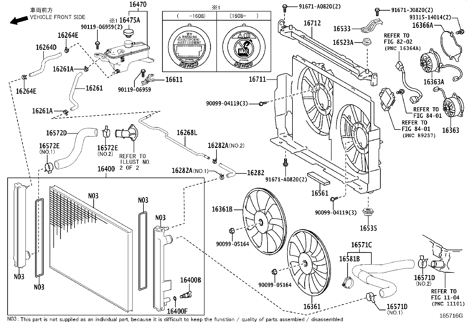 TOYOTA 16475-37011 - Sulgurkate, jahutusvedeliku mahuti onlydrive.pro