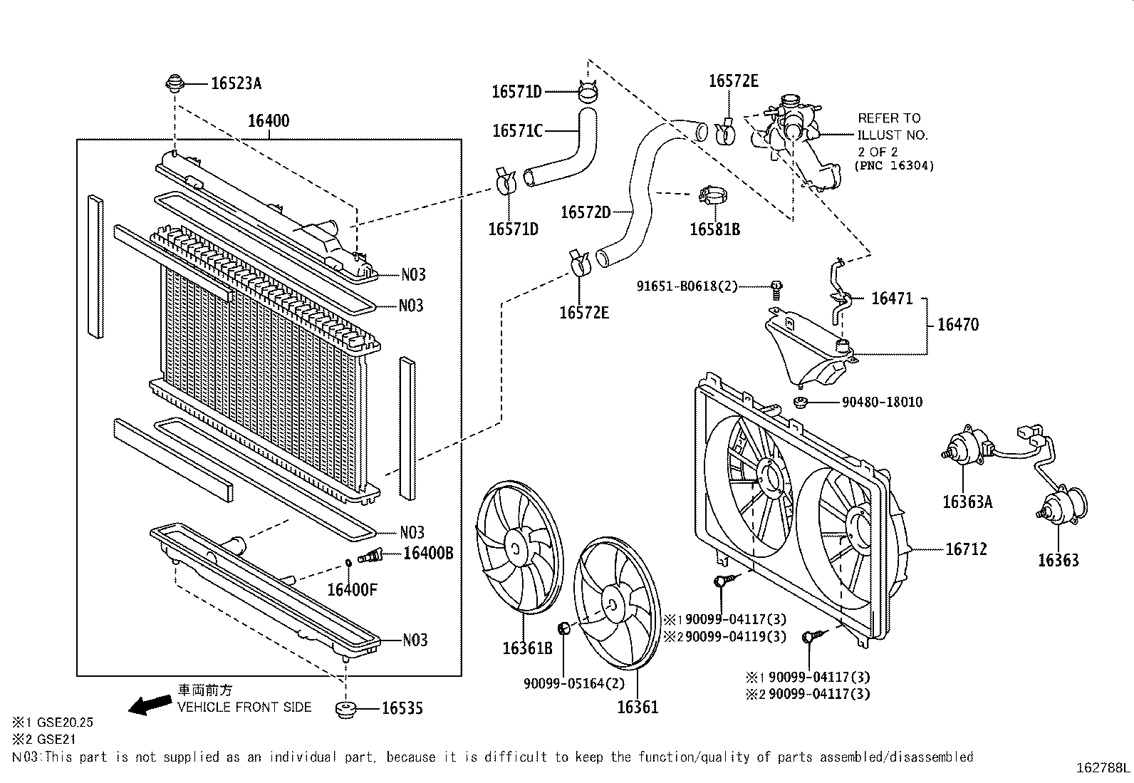 TOYOTA 16400-31440 - Radiatorius, variklio aušinimas onlydrive.pro