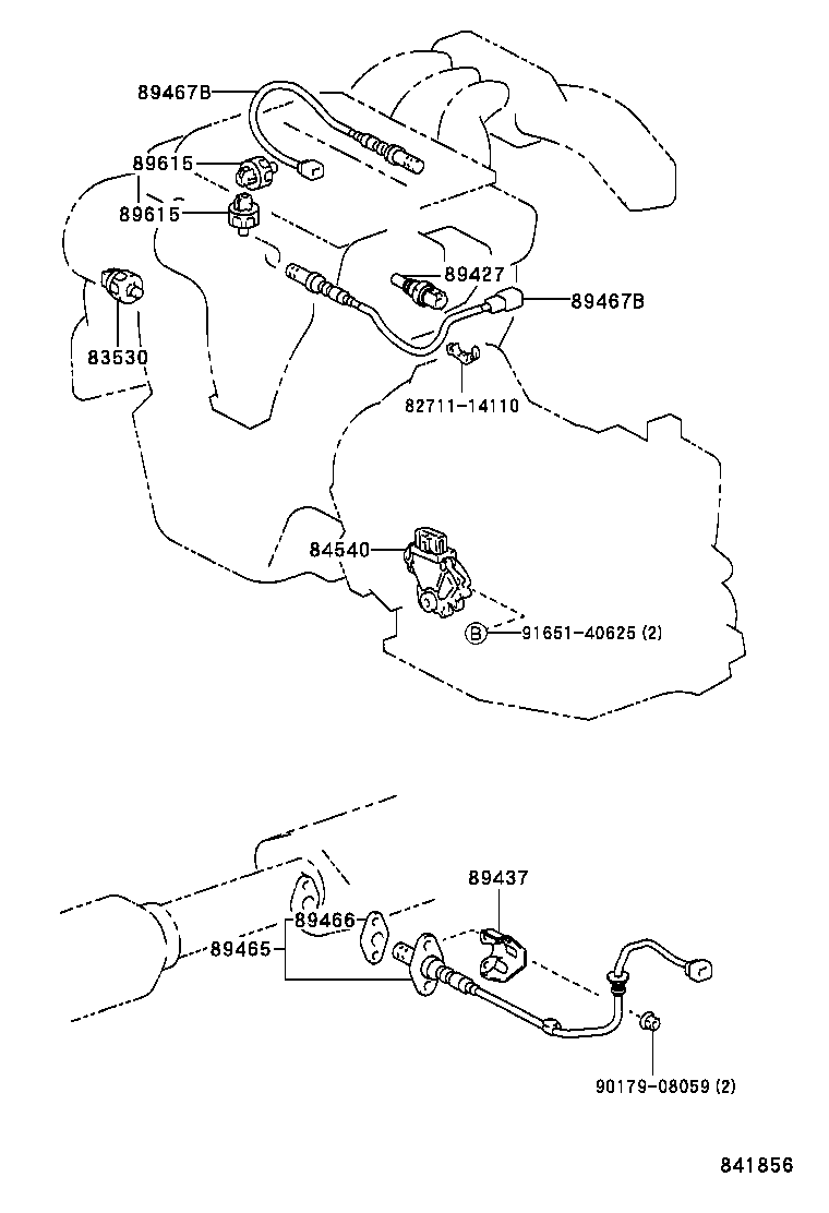 TOYOTA 8946748010 - Oxygen, Lambda Sensor onlydrive.pro