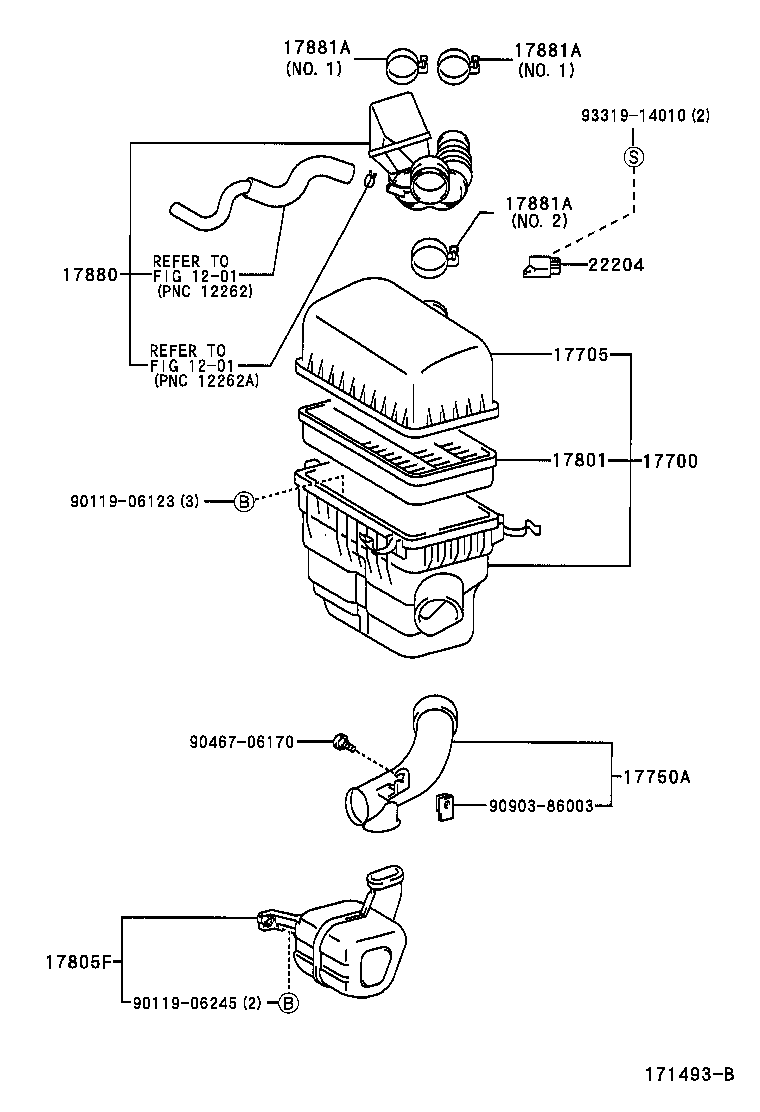 TOYOTA 22204-21010 - Air Mass Sensor onlydrive.pro