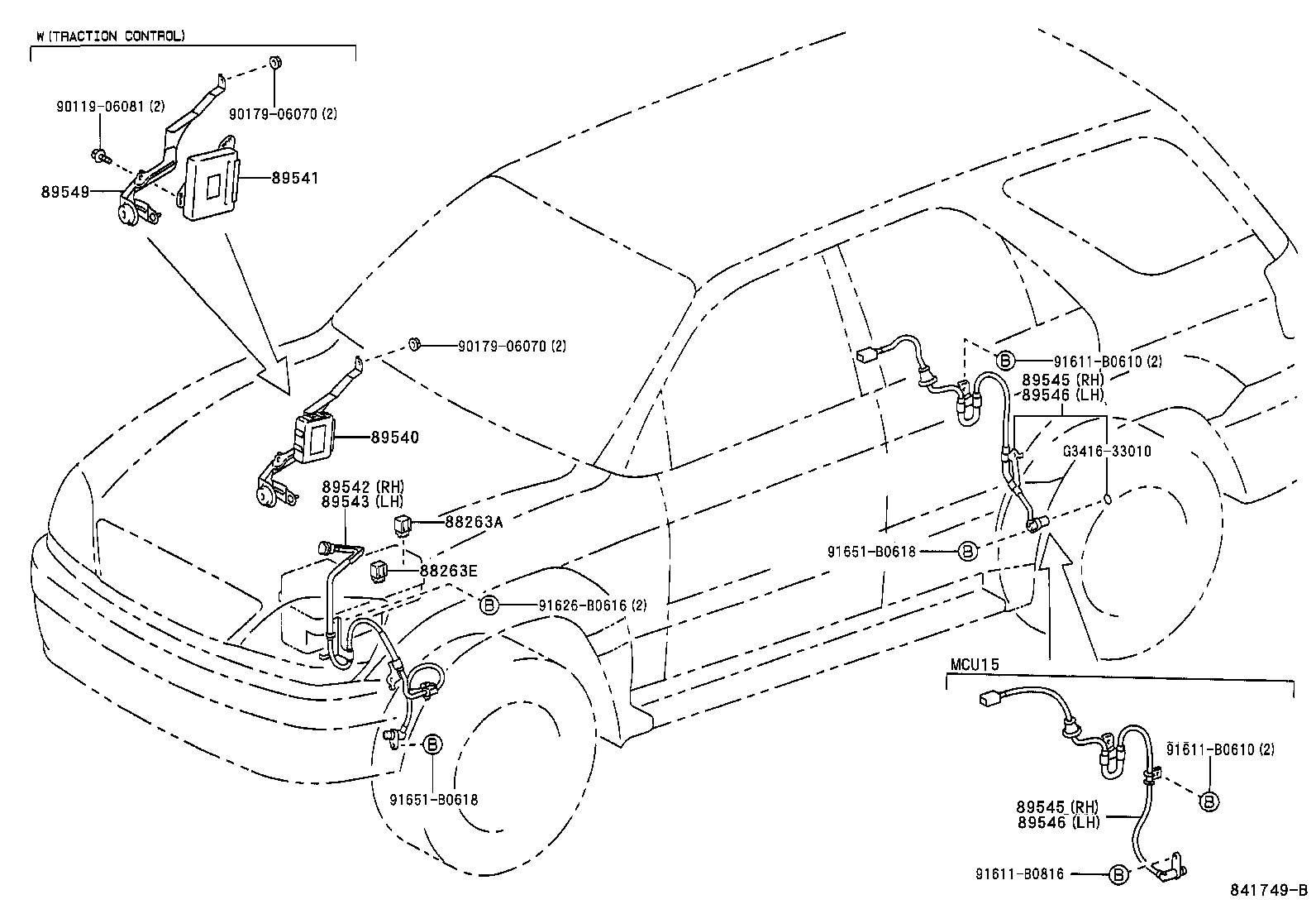 TOYOTA 89546-48020 - Sensor, wheel speed onlydrive.pro