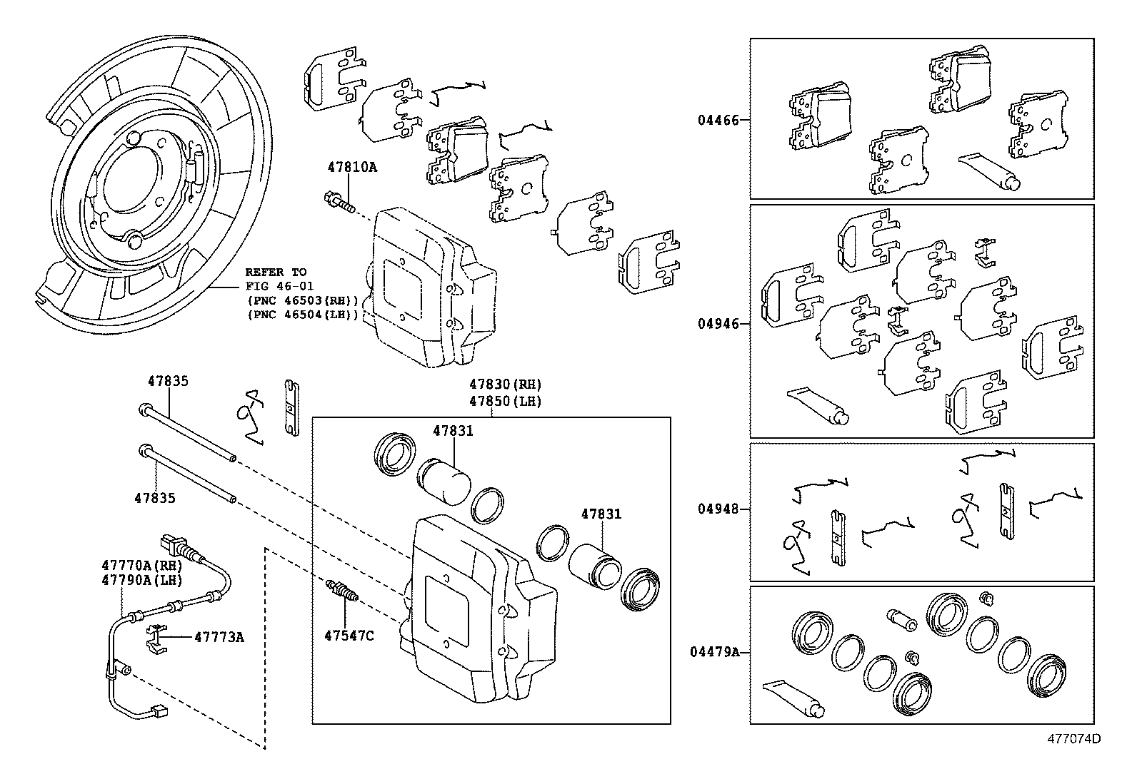 TOYOTA 47790-50060 - Warning Contact, brake pad wear onlydrive.pro