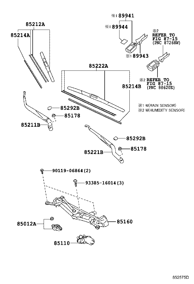 TOYOTA 85214-30400 - Klaasipuhastaja kumm onlydrive.pro