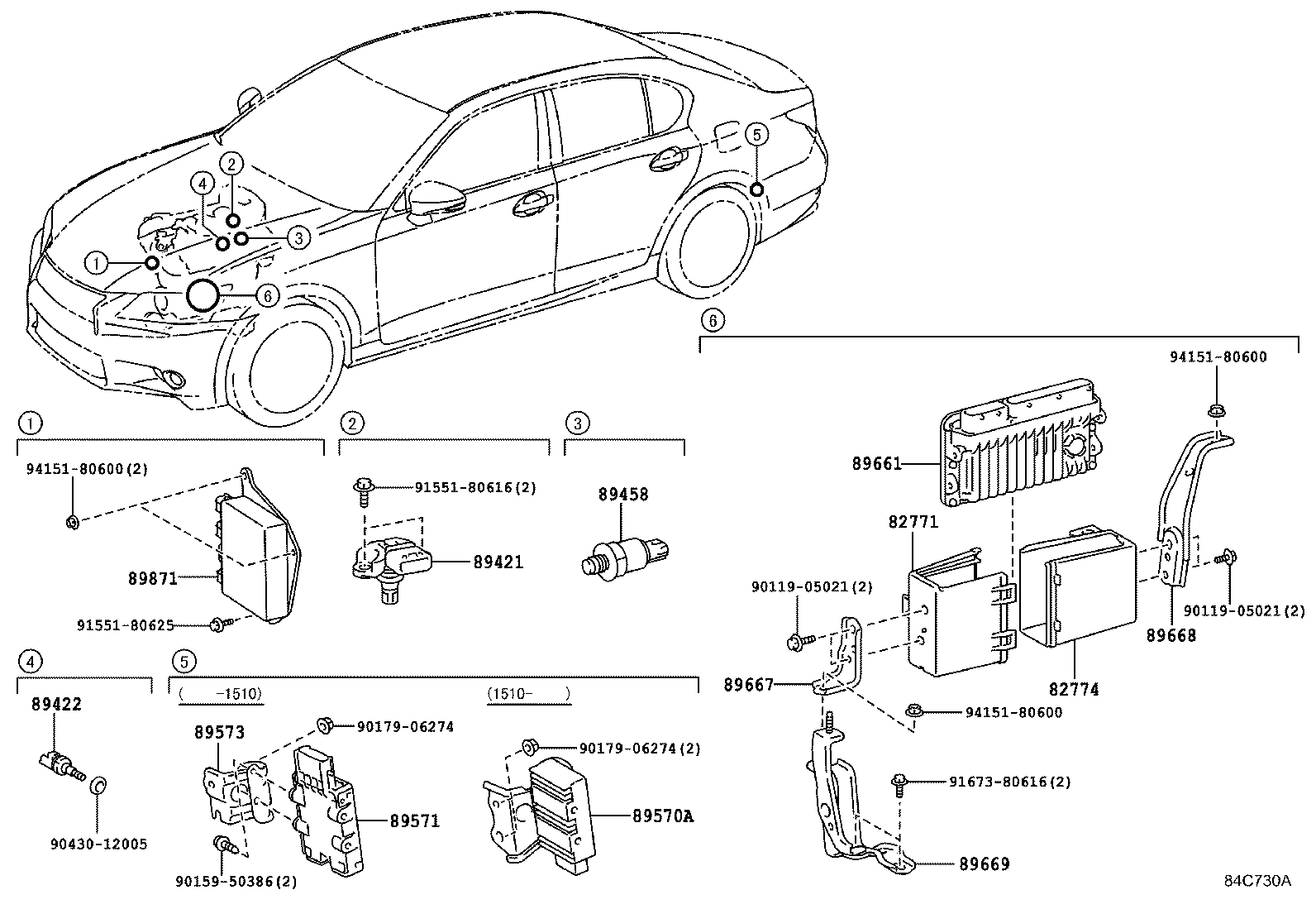 TOYOTA 89422-33030 - Tunnistin, jäähdytysnesteen lämpötila onlydrive.pro