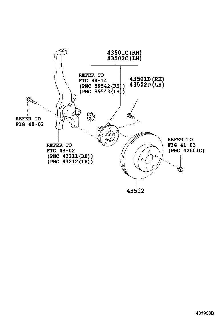 TOYOTA 43560-30010 - Rattalaagrikomplekt onlydrive.pro