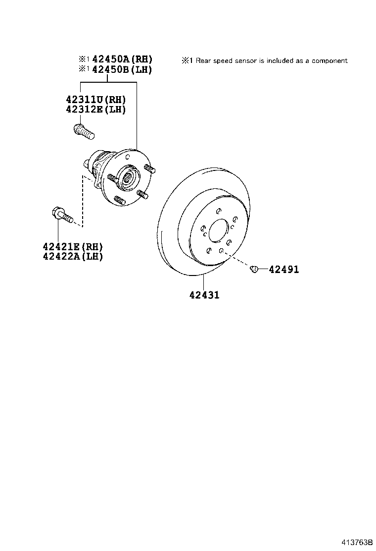 TOYOTA 4245033050 - Rattarumm onlydrive.pro