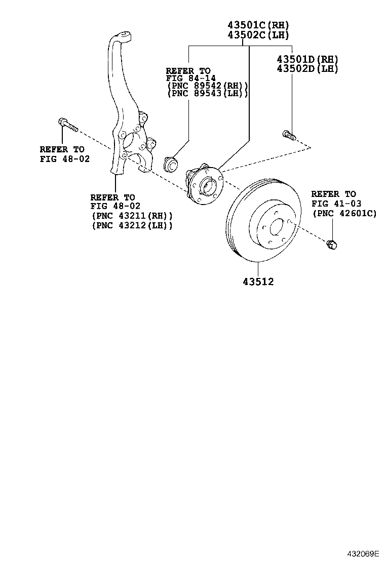 TOYOTA 43512 30310 - Bremžu diski onlydrive.pro