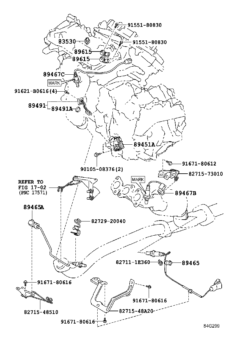 TOYOTA 89465 48270 - Lambda andur onlydrive.pro