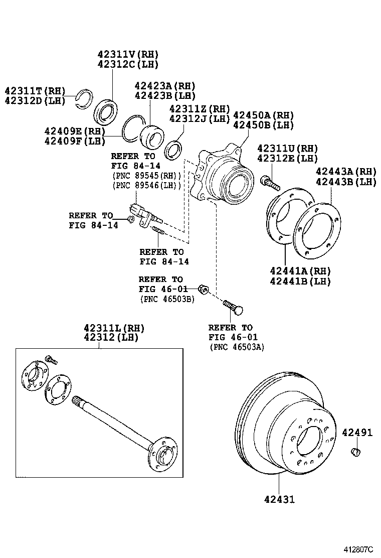 TOYOTA 4243160290 - Brake Disc onlydrive.pro