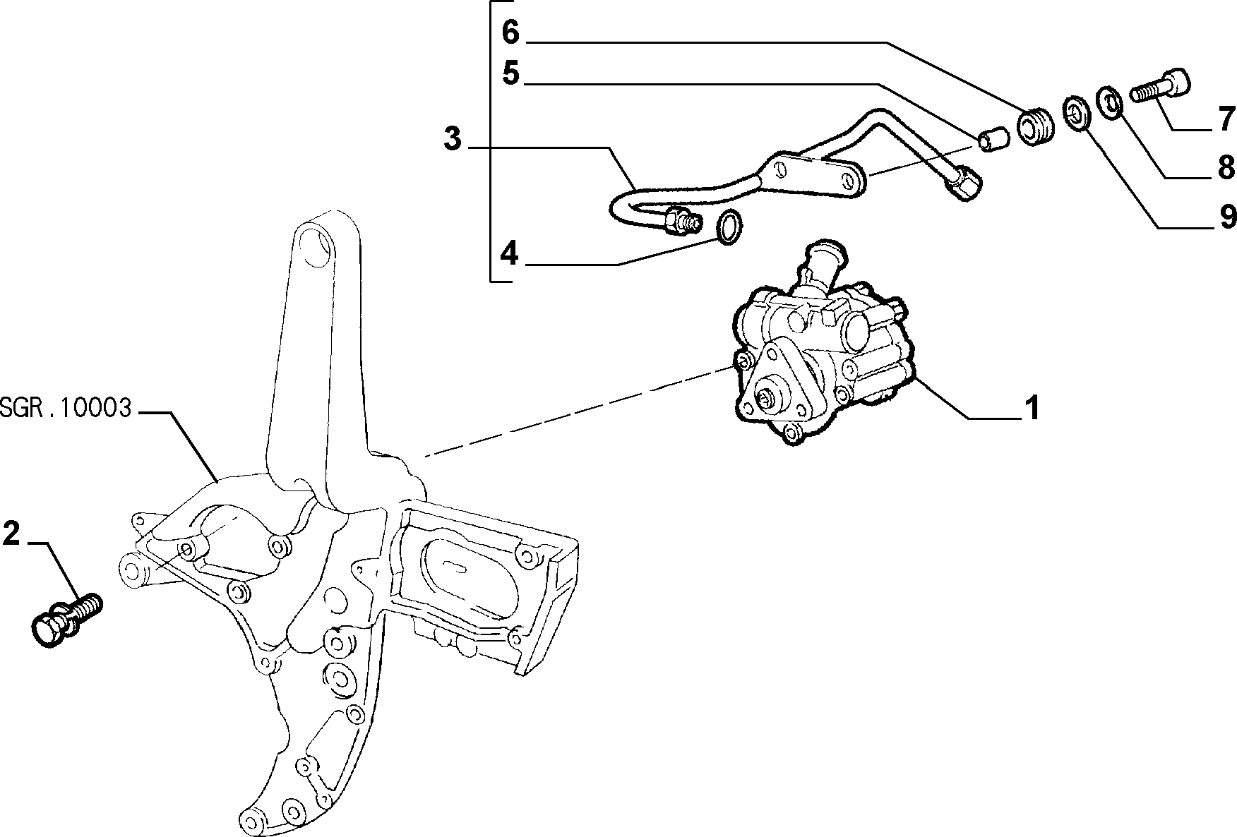 FIAT 46442644 - Гидравлический насос, рулевое управление, ГУР onlydrive.pro