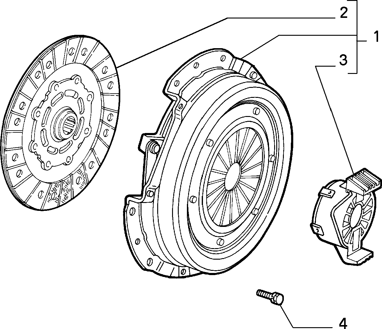 FIAT 46754540 - Clutch Kit onlydrive.pro