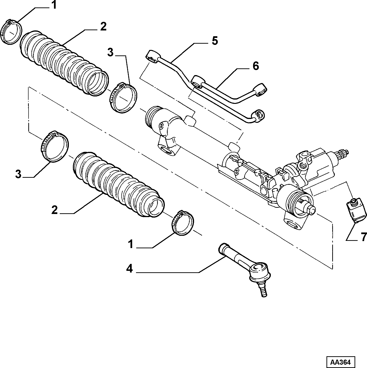 FIAT 82460439 - 82487766 - power steering  (var.: 5/rev.: 0), (pnc:1; №1): 02 pcs. onlydrive.pro