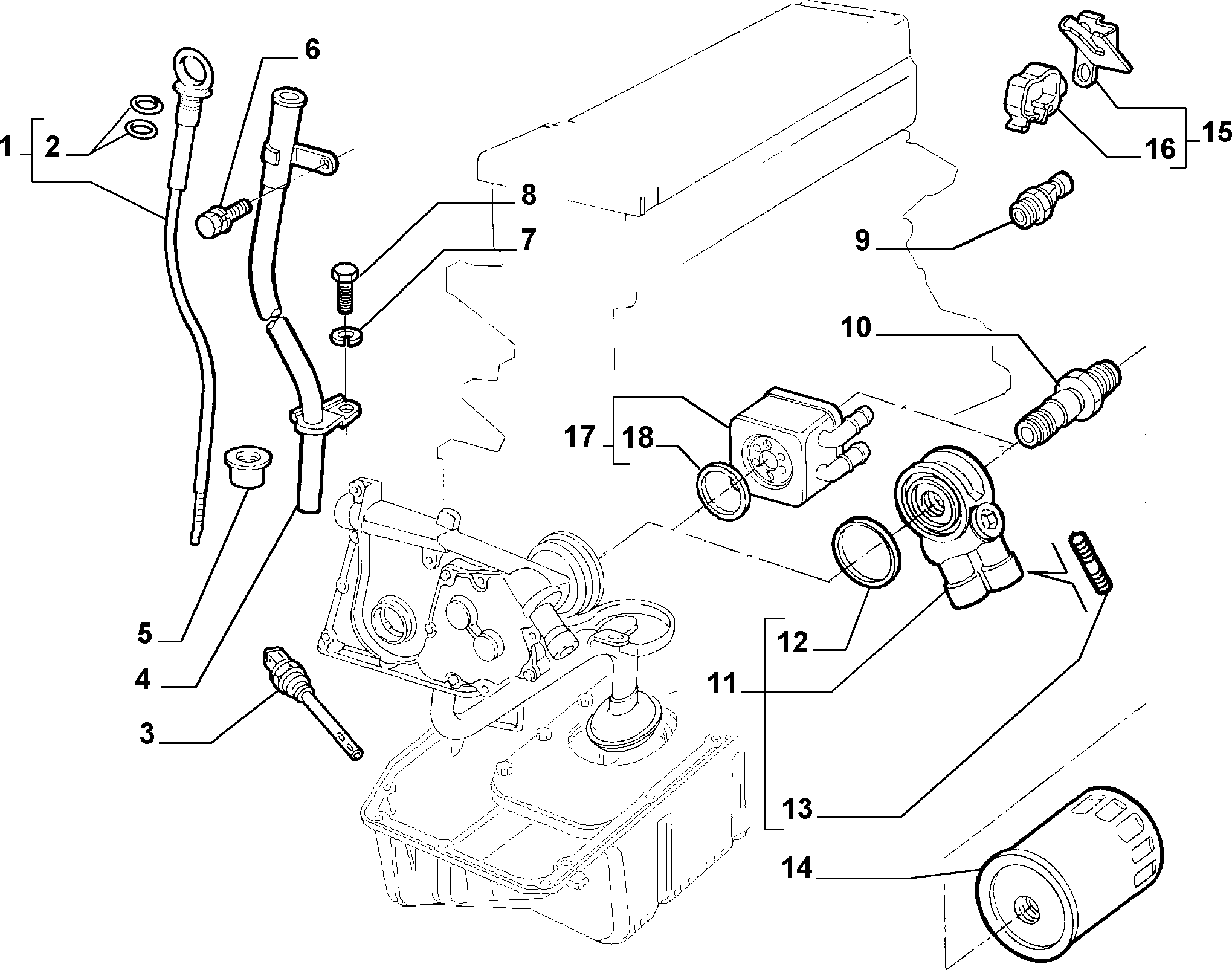 FIAT 71736158 - Масляный фильтр onlydrive.pro