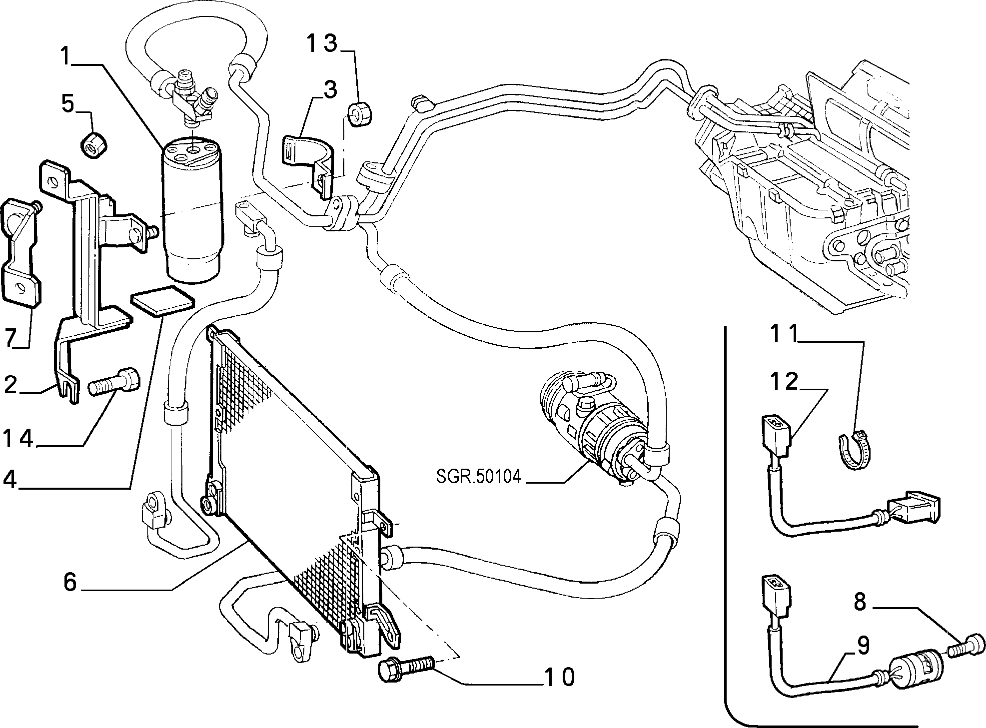 CITROËN 60662250 - Осушитель, кондиционер onlydrive.pro