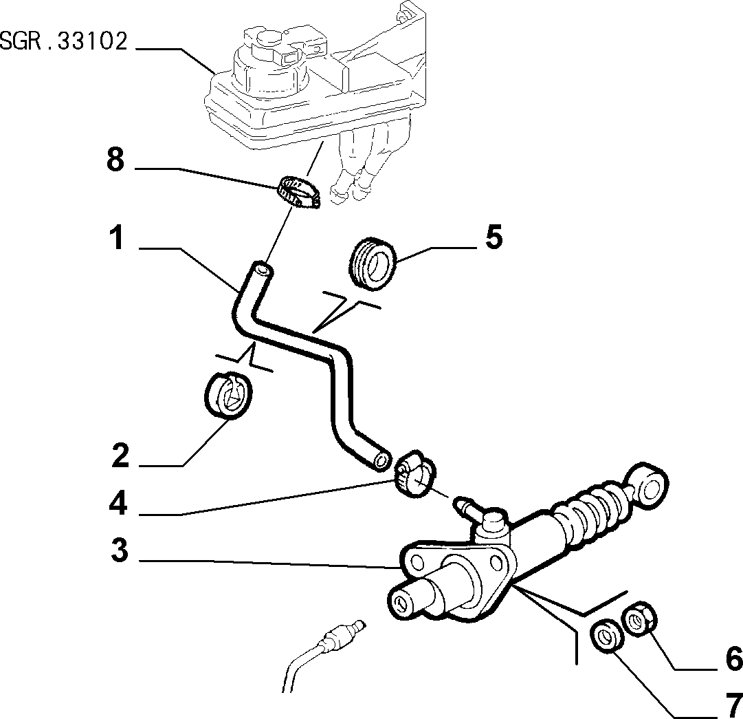 FIAT 46424868 - Master Cylinder, clutch onlydrive.pro