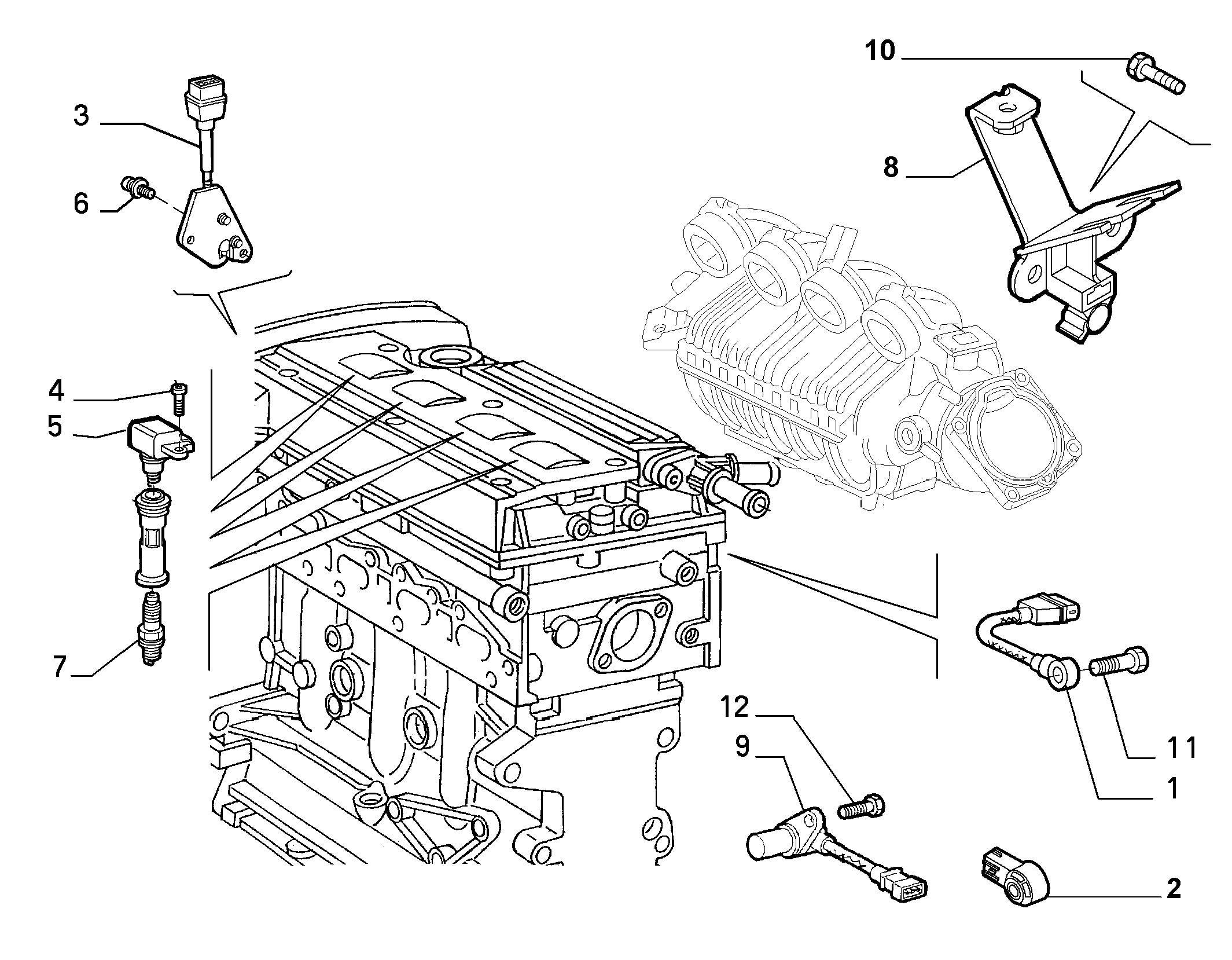 FIAT 46522739 - Sensor, crankshaft pulse onlydrive.pro