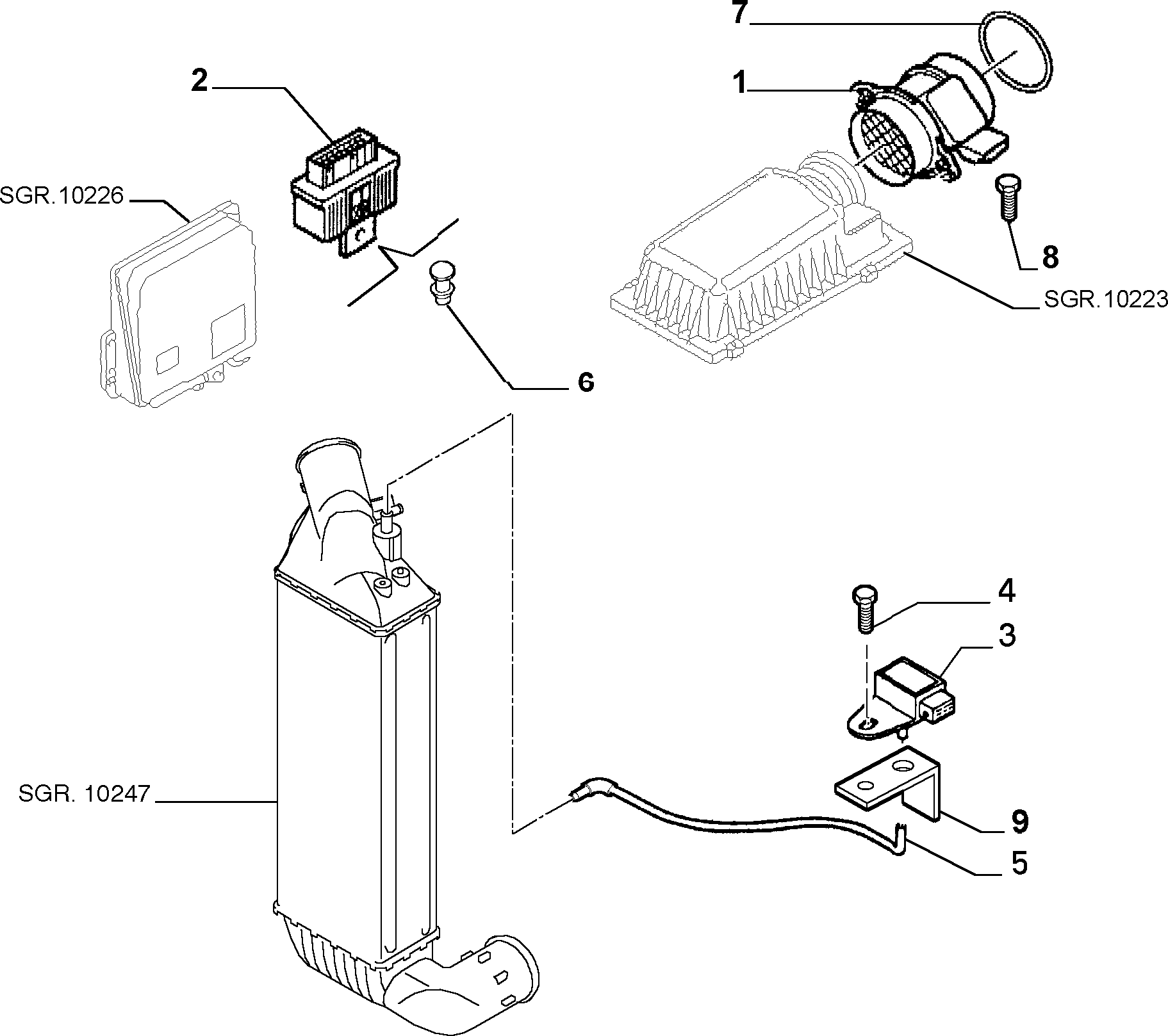 CITROËN 9642789980 - Sensor, boost pressure onlydrive.pro