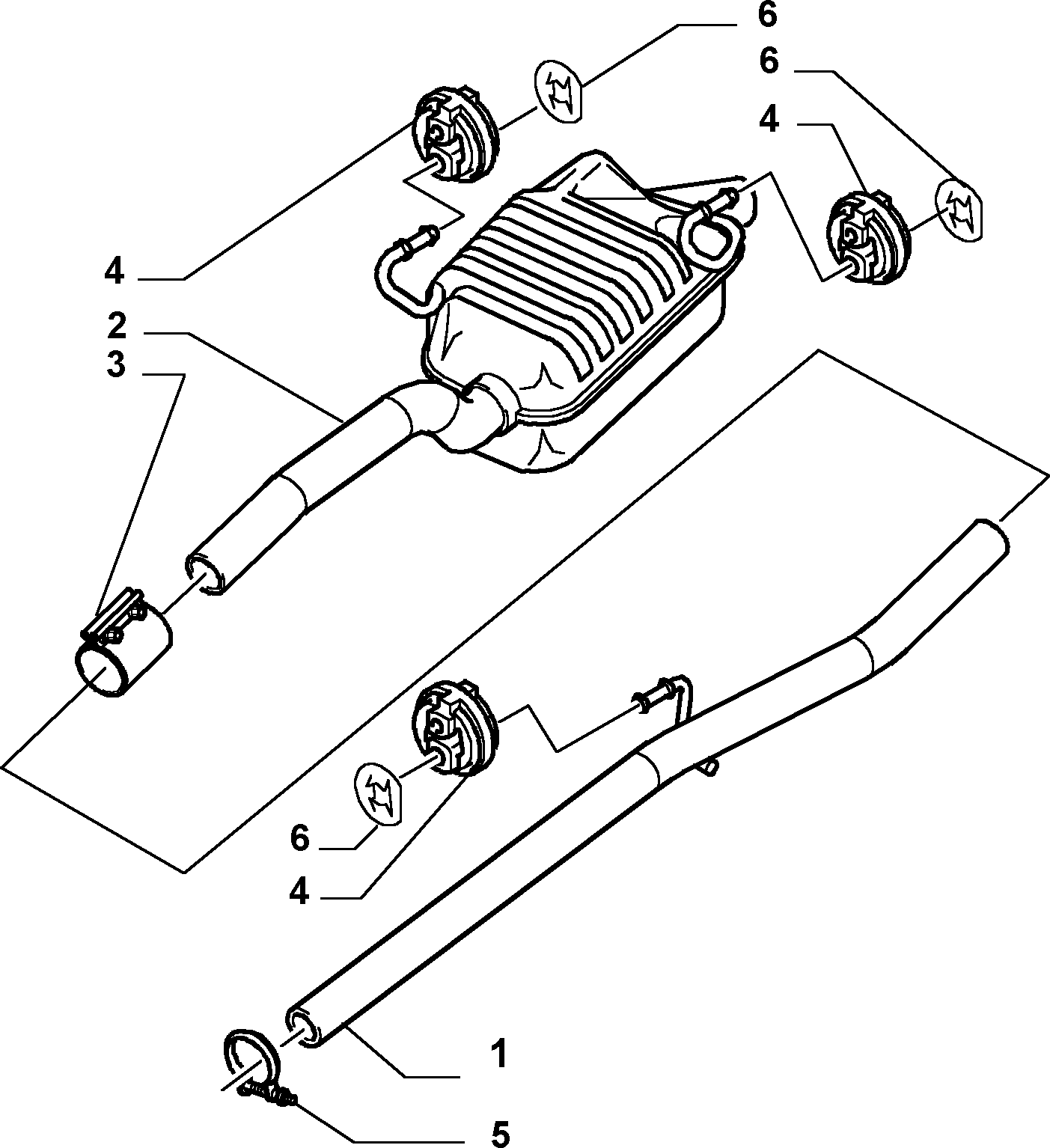 FIAT 9685830780 - Pipe Connector, exhaust system onlydrive.pro