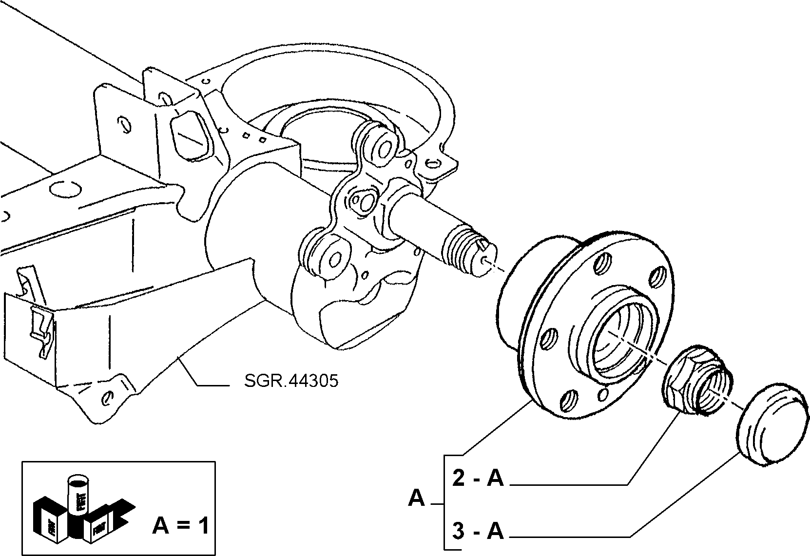 FIAT 9403350718 - Bearing Kit, wheel hub onlydrive.pro