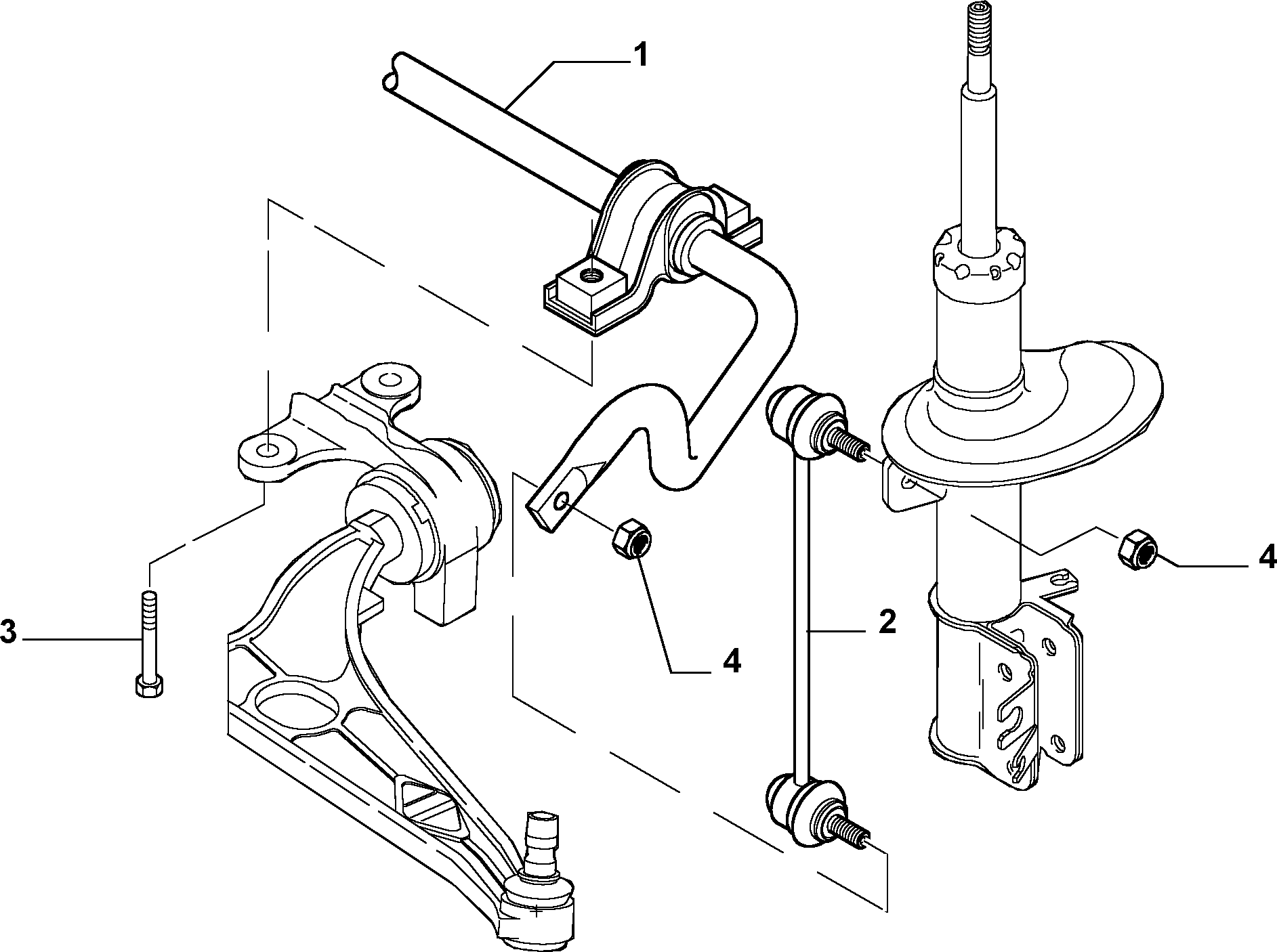 CITROËN 1331209080 - Rod / Strut, stabiliser onlydrive.pro