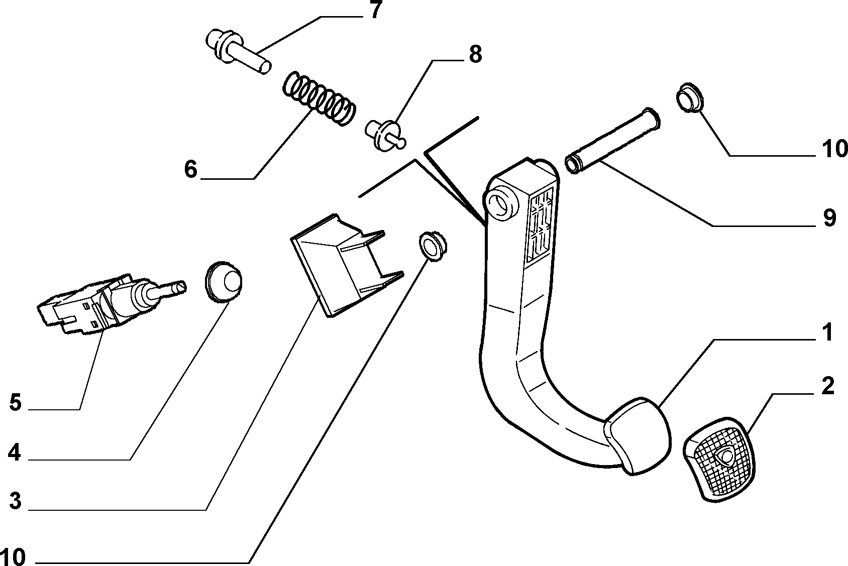 Chrysler 46840511 - Clutch release hydraulic control (var.: 1/rev.: 0): 01 pcs. onlydrive.pro