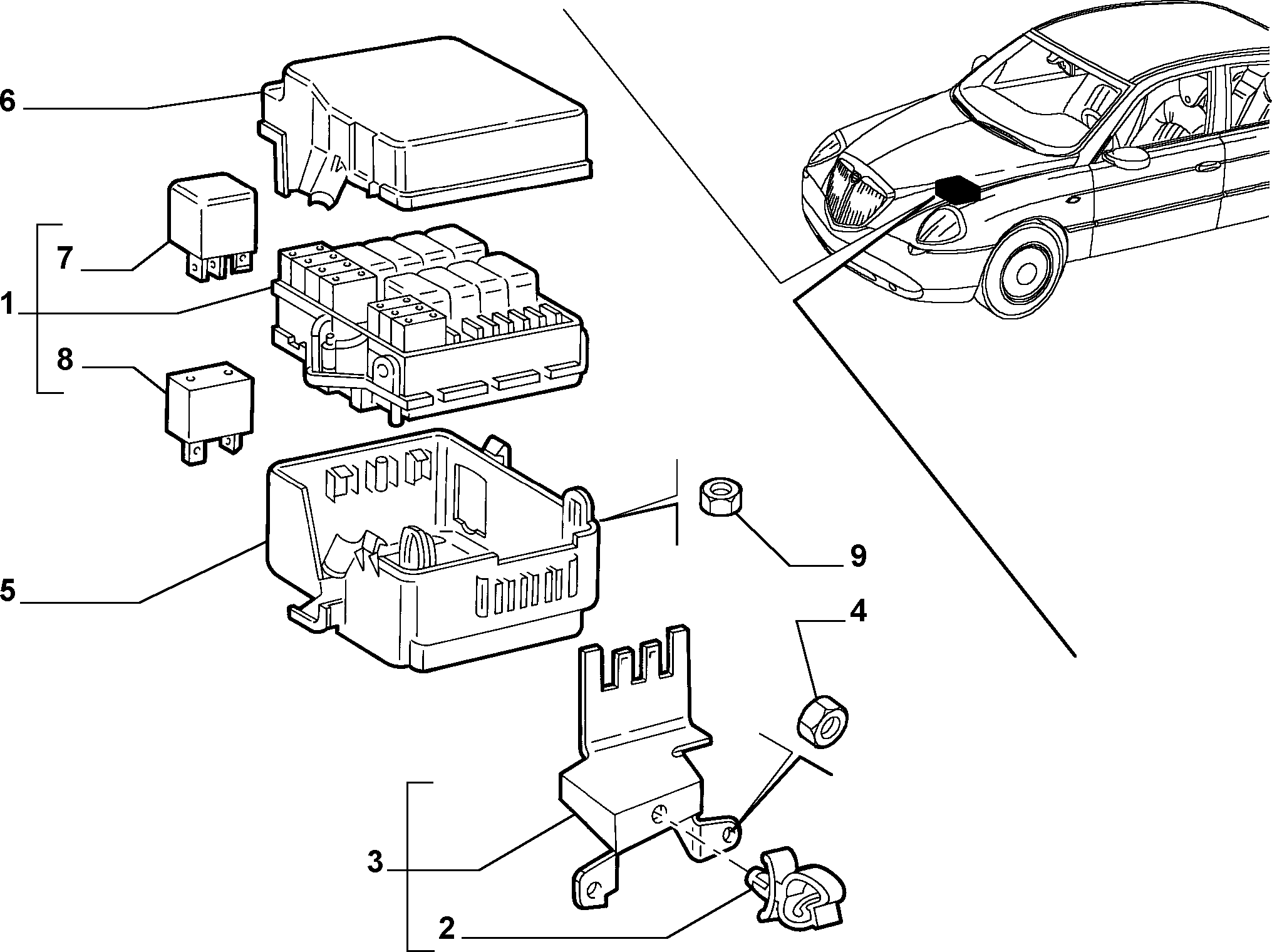 FIAT 60679253 - Daugiafunkcė relė onlydrive.pro