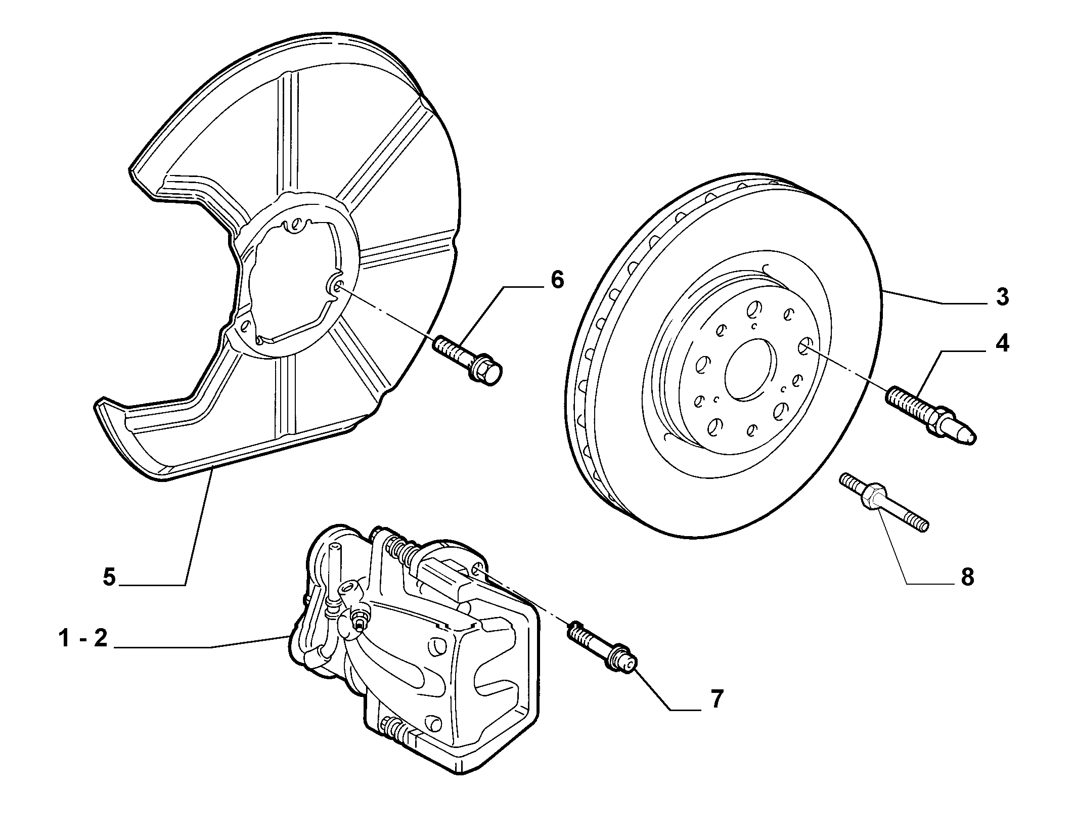 FIAT 46469907 - Brake Disc onlydrive.pro