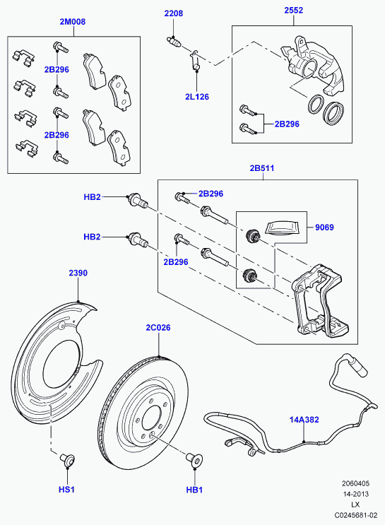 Land Rover LR036567 - Brake Caliper onlydrive.pro