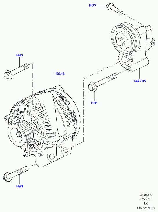 Land Rover LR022528 - Laturi onlydrive.pro