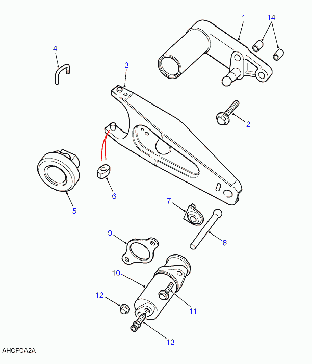 Land Rover FRC 5255 - Release Fork, clutch onlydrive.pro